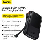 Baseus 10000mAh 20W Qpow Pro Lighting Cable Fast Charging Power Bank - Image 2