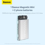 Baseus 10000mah 20W Magnetic Mini Wireless Fast Charge Power Bank - Image 15