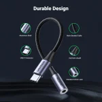 UGREEN Type-C to 3.5mm  Cable  – AV142 - 30632 - Image 2