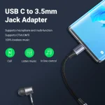 UGREEN Type-C to 3.5mm  Cable  – AV142 - 30632 - Image 3